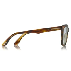 Tom Ford - Fausto Sunglasses - Soft Rectangular Acetate Sunglasses - FT0646 - Havana - Tom Ford Eyewear - Avvenice