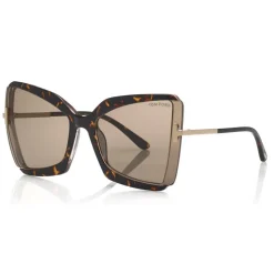Tom Ford - Gia Sunglasses - Butterfly Acetate Sunglasses - Havana - FT0766 - Sunglasses - Tom Ford Eyewear - Avvenice