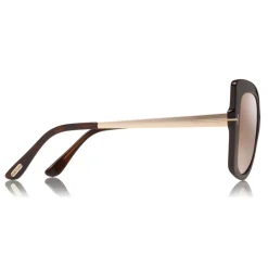Tom Ford - Gianna Sunglasses - Butterfly Acetate Sunglasses - Havana Brown - FT0609 - Sunglasses - Tom Ford Eyewear - Avvenice