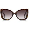 Tom Ford - Gianna Sunglasses - Butterfly Acetate Sunglasses - Havana - FT0609 - Sunglasses - Tom Ford Eyewear - Avvenice