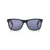 Tom Ford - Giulio Sunglasses - Soft Squared Acetate Sunglasses - Black Blue - FT0698 - Sunglasses - Tom Ford Eyewear - Avvenice