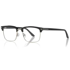 Tom Ford - Half-Rim Optical Glasses - Half-Rim Optical Glasses - Black - FT5504 – Optical Glasses - Tom Ford Eyewear - Avvenice