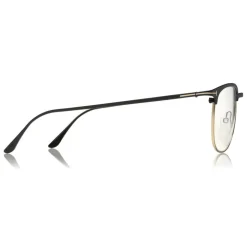 Tom Ford - Half-Rim Optical Glasses - Half-Rim Optical Glasses - Black Gold - FT5549-B – Optical Glasses - Tom Ford Eyewear - Avvenice