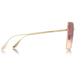 Tom Ford - Heather Sunglasses - Square Metal Sunglasses - Pink - FT0739 - Sunglasses - Tom Ford Eyewear - Avvenice