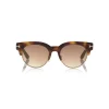 Tom Ford - Henri Sunglasses - Round Metal and Acetate Sunglasses - Blonde Havana - FT0598 - Sunglasses - Tom Ford Eyewear - Avvenice