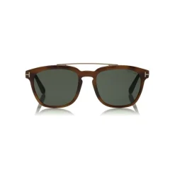 Tom Ford - Holt Sunglasses - Square Acetate Sunglasses - Blonde Havana - FT0516 - Sunglasses - Tom Ford Eyewear - Avvenice