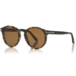 Tom Ford - Ian Polarized Sunglasses - Round Acetate Sunglasses - Vintage Havana - FT0591-P - Sunglasses - Tom Ford Eyewear - Avvenice