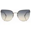 Tom Ford - Ingrid Sunglasses - Cat-Eye Metal Sunglasses - Gold - FT0652 - Sunglasses - Tom Ford Eyewear - Avvenice