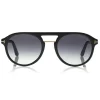 Tom Ford - Ivan Sunglasses - Round Acetate Sunglasses - Black - FT0675 - Sunglasses - Tom Ford Eyewear - Avvenice