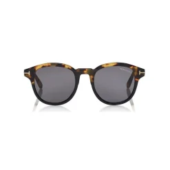 Tom Ford - Jameson Sunglasses - Round Acetate Sunglasses - Red Havana - FT0752 - Sunglasses - Tom Ford Eyewear - Avvenice