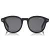 Tom Ford - Jameson Sunglasses - Round Acetate Sunglasses - Black - FT0752-N - Sunglasses - Tom Ford Eyewear - Avvenice