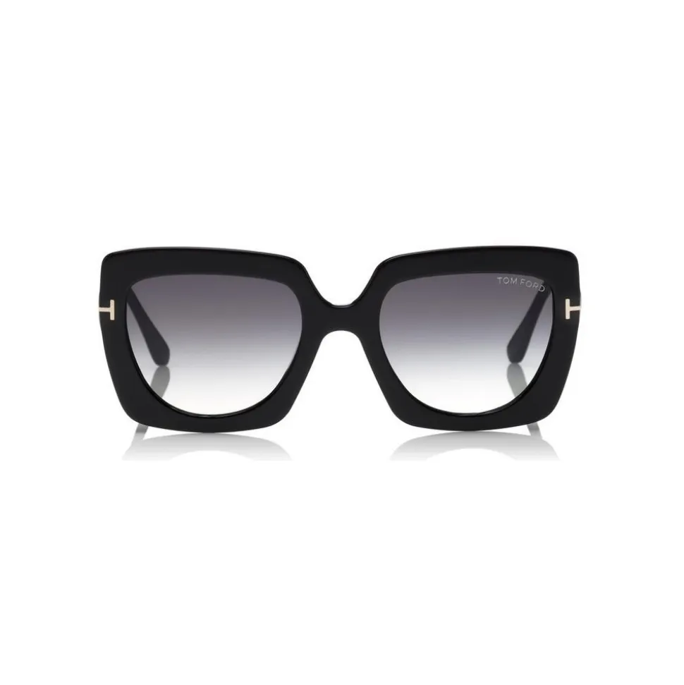 Tom Ford - Jasmine Sunglasses - Square Acetate Sunglasses - Black - FT0610 - Sunglasses - Tom Ford Eyewear - Avvenice