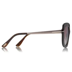 Tom Ford - Jasmine Sunglasses - Square Acetate Sunglasses - Havana - FT0610 - Sunglasses - Tom Ford Eyewear - Avvenice