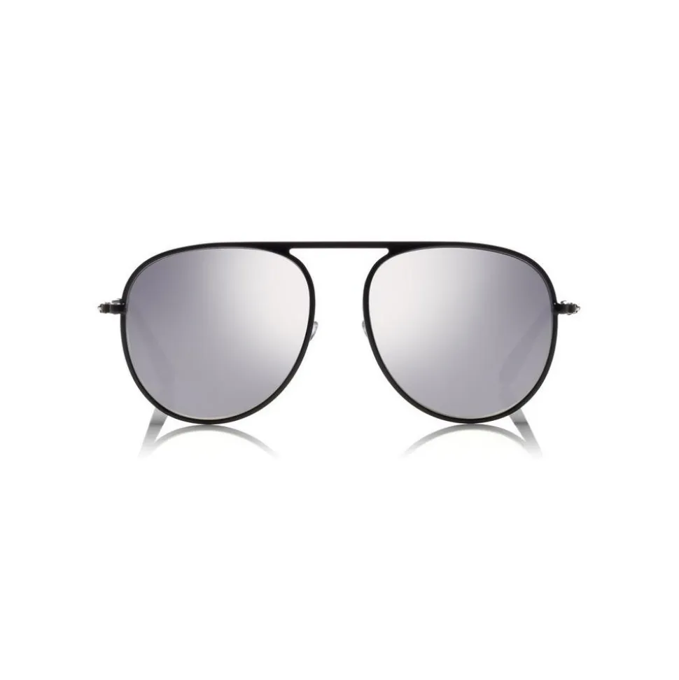 Tom Ford - Jason Sunglasses - Pilot Style Sunglasses - Black - FT0621 - Sunglasses - Tom Ford Eyewear - Avvenice