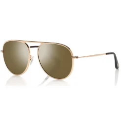 Tom Ford - Jason Sunglasses - Pilot Style Sunglasses - Brown - FT0621 - Sunglasses - Tom Ford Eyewear - Avvenice