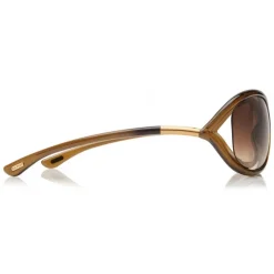 Tom Ford - Jennifer Soft Square Sunglasses - Squared Acetate Sunglasses - Dark Brown - FT0008 - Sunglasses - Tom Ford Eyewear - Avvenice