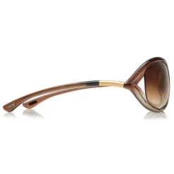 Tom Ford - Jennifer Soft Square Sunglasses - Squared Acetate Sunglasses - Bronze - FT0008 - Sunglasses - Tom Ford Eyewear - Avvenice