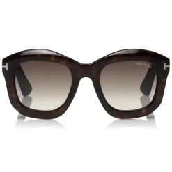 Tom Ford - Julia Sunglasses - Square Acetate Sunglasses - Havana - FT0582 - Sunglasses - Tom Ford Eyewear - Avvenice
