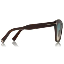 Tom Ford - Julie Sunglasses - Square Acetate Sunglasses - Havana - FT0685 - Sunglasses - Tom Ford Eyewear - Avvenice