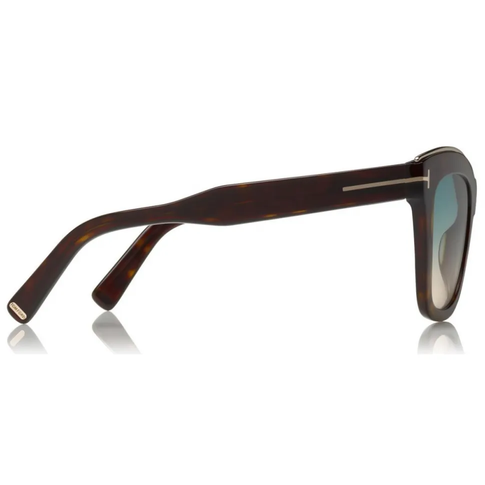 Tom Ford - Julie Sunglasses - Square Acetate Sunglasses - Havana - FT0685 - Sunglasses - Tom Ford Eyewear - Avvenice