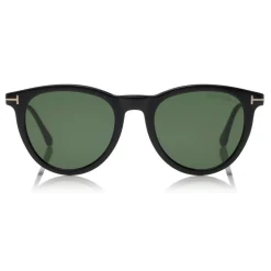Tom Ford - Kellan Sunglasses - Round Style Sunglasses - Black - FT0626 - Sunglasses - Tom Ford Eyewear - Avvenice