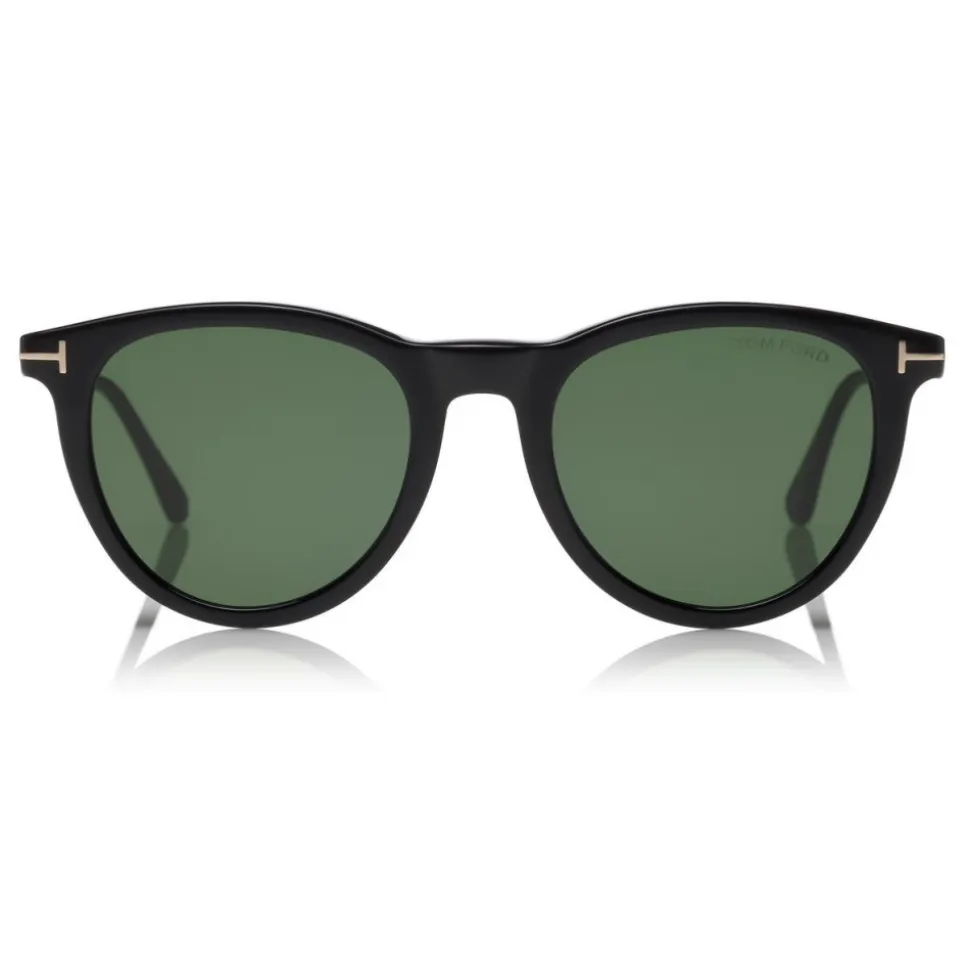 Tom Ford - Kellan Sunglasses - Round Style Sunglasses - Black - FT0626 - Sunglasses - Tom Ford Eyewear - Avvenice