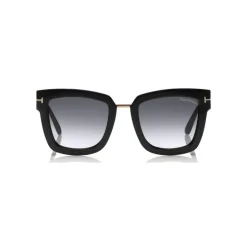 Tom Ford - Lara Sunglasses - Square Acetate Sunglasses - Black - FT0573 - Sunglasses - Tom Ford Eyewear - Avvenice