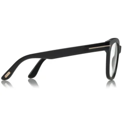 Tom Ford - Large Optical Glasses - Square Acetate Glasses - Black - FT5537-B - Optical Glasses - Tom Ford Eyewear - Avvenice