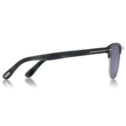 Tom Ford - Laurent Sunglasses - Square Sunglasses - Black Blue - FT0623 - Sunglasses - Tom Ford Eyewear - Avvenice