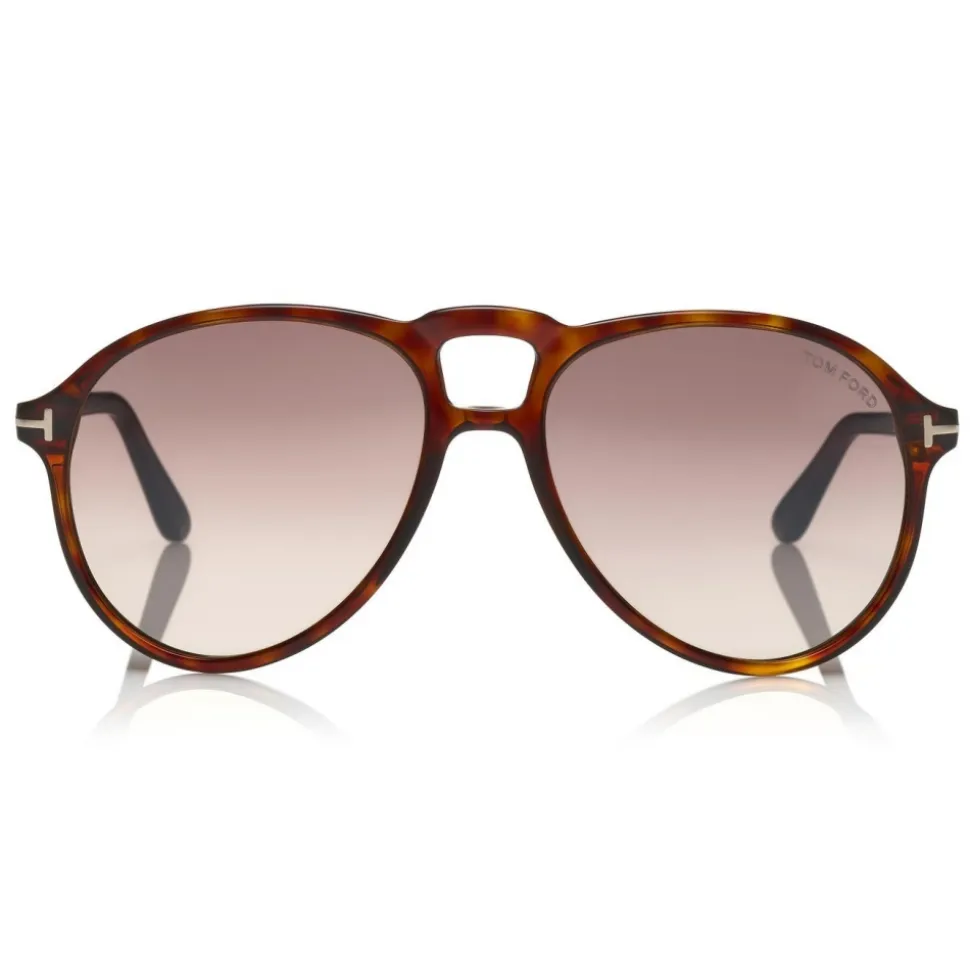 Tom Ford - Lennon Sunglasses - Pilot Acetate Sunglasses - FT0645 - Havana - Tom Ford Eyewear - Avvenice