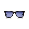 Tom Ford - Leo Square Sunglasses - Square Acetate Sunglasses - Black - FT0336 - Sunglasses - Tom Ford Eyewear - Avvenice