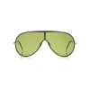 Tom Ford - Mack Sunglasses - Pilot Metal Sunglasses - Gold Green - FT0671 - Sunglasses - Tom Ford Eyewear - Avvenice