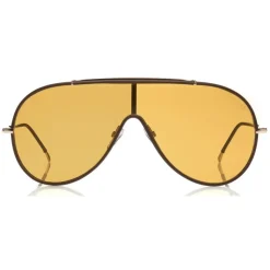 Tom Ford - Mack Sunglasses - Pilot Metal Sunglasses - Brown - FT0671 - Sunglasses - Tom Ford Eyewear - Avvenice