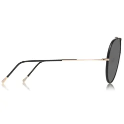 Tom Ford - Mack Sunglasses - Pilot Metal Sunglasses - Black - FT0671 - Sunglasses - Tom Ford Eyewear - Avvenice