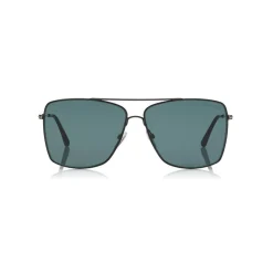 Tom Ford - Magnus Sunglasses - Navigator Shape Sunglasses - Black - FT0651 - Sunglasses - Tom Ford Eyewear - Avvenice
