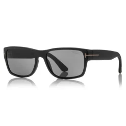 Tom Ford - Mason Polarized Sunglasses - Squared Acetate Sunglasses - Black - FT0445P - Sunglasses - Tom Ford Eyewear - Avvenice