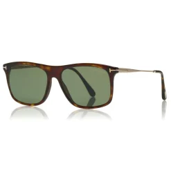 Tom Ford - Max Polarized Sunglasses - Square Acetate Sunglasses - Dark Havana - FT0588-P - Sunglasses - Tom Ford Eyewear - Avvenice