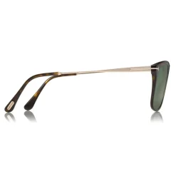 Tom Ford - Max Polarized Sunglasses - Square Acetate Sunglasses - Dark Havana - FT0588-P - Sunglasses - Tom Ford Eyewear - Avvenice