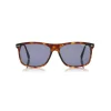 Tom Ford - Max Sunglasses - Square Acetate Sunglasses - Red Havana - FT0588 - Sunglasses - Tom Ford Eyewear - Avvenice