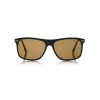 Tom Ford - Max Sunglasses - Square Acetate Sunglasses - Shiny Black Brown - FT0588 - Sunglasses - Tom Ford Eyewear - Avvenice