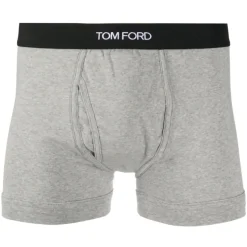 Tom Ford - Melange Grey Boxer Brief - Tom Ford Exclusive Luxury Collection - Avvenice