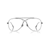 Tom Ford - Metal Criss Cross Aviators Optical Glasses - Pilot Shape - Black - FT5531 - Optical Glasses - Tom Ford Eyewear - Avvenice