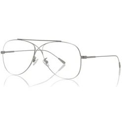 Tom Ford - Metal Criss Cross Aviators Optical Glasses - Pilot Shape - Silver - FT5531 - Optical Glasses - Tom Ford Eyewear - Avvenice