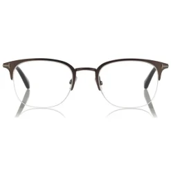 Tom Ford - Metal Optical Glasses - Metal Optical Glasses - Matte Dark Ruthenium - FT5452 - Optical Glasses - Tom Ford Eyewear - Avvenice