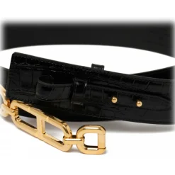 Tom Ford - Metal Whitney T Shaped Signature Belt - Tom Ford Exclusive Luxury Collection - Avvenice