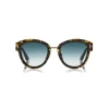 Tom Ford - Mia Sunglasses - Round Metal Sunglasses - Havana - FT0574 - Sunglasses - Tom Ford Eyewear - Avvenice