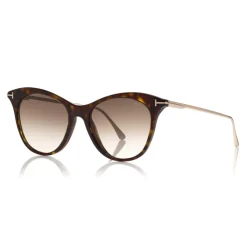 Tom Ford - Micaela Sunglasses - Cat Eye Acetate Sunglasses - FT0662 - Havana - Tom Ford Eyewear - Avvenice