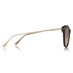 Tom Ford - Micaela Sunglasses - Cat Eye Acetate Sunglasses - FT0662 - Havana - Tom Ford Eyewear - Avvenice