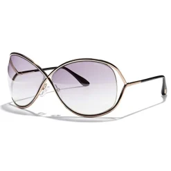 Tom Ford - Miranda Sunglasses - Oversized Square Acetate Sunglasses - FT0130 - Gold - Tom Ford Eyewear - Avvenice