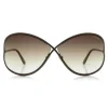 Tom Ford - Miranda Sunglasses - Oversized Square Acetate Sunglasses - FT0130 - Bronze - Tom Ford Eyewear - Avvenice